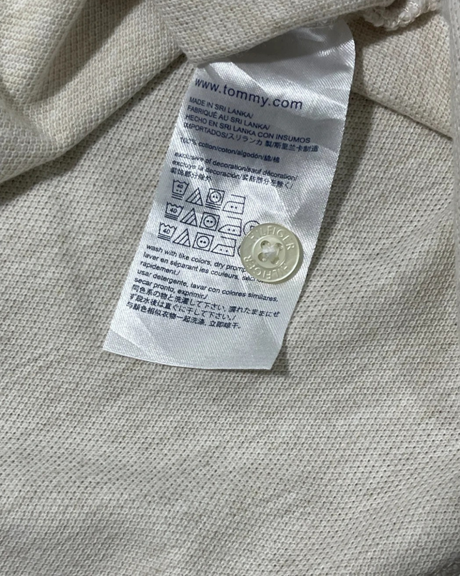 Tommy Hilfiger Beige Classic Short Sleeve Polo Shirt