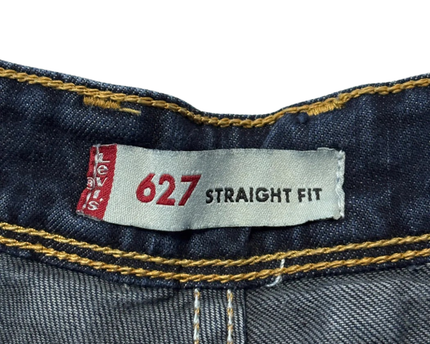 Levi's 627 Dark Blue Straight Fit Denim Jeans