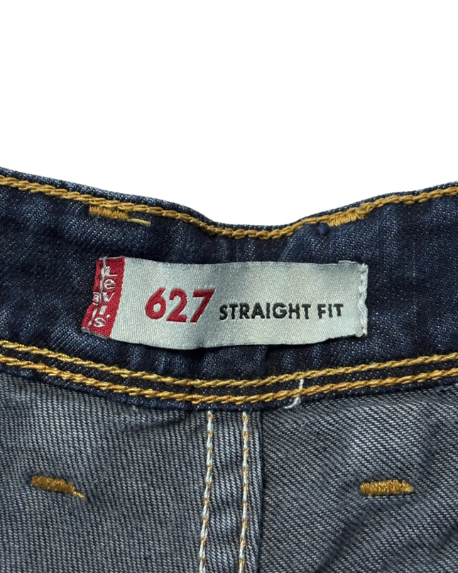Levi's 627 Dark Blue Straight Fit Denim Jeans
