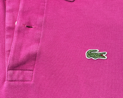 Lacoste Magenta Classic Pique Short Sleeve Polo Shirt