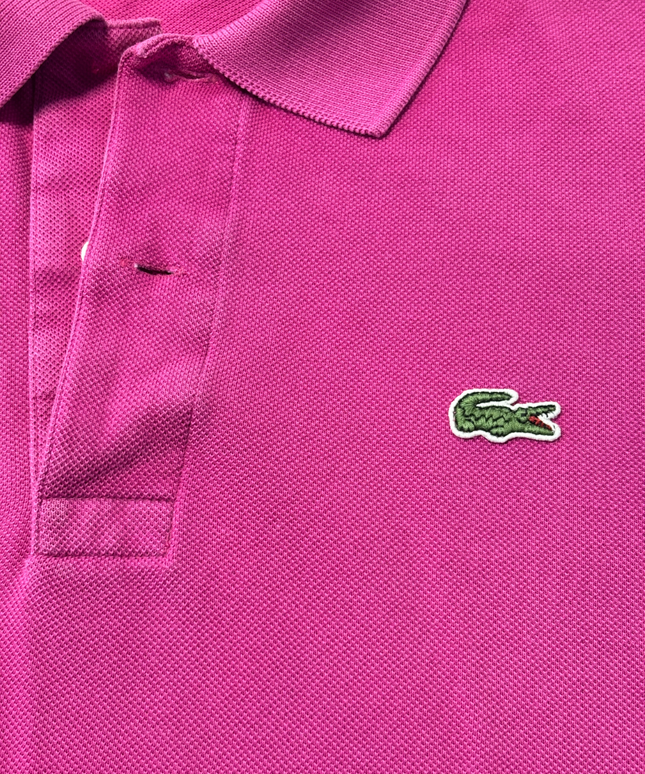 Lacoste Magenta Classic Pique Short Sleeve Polo Shirt