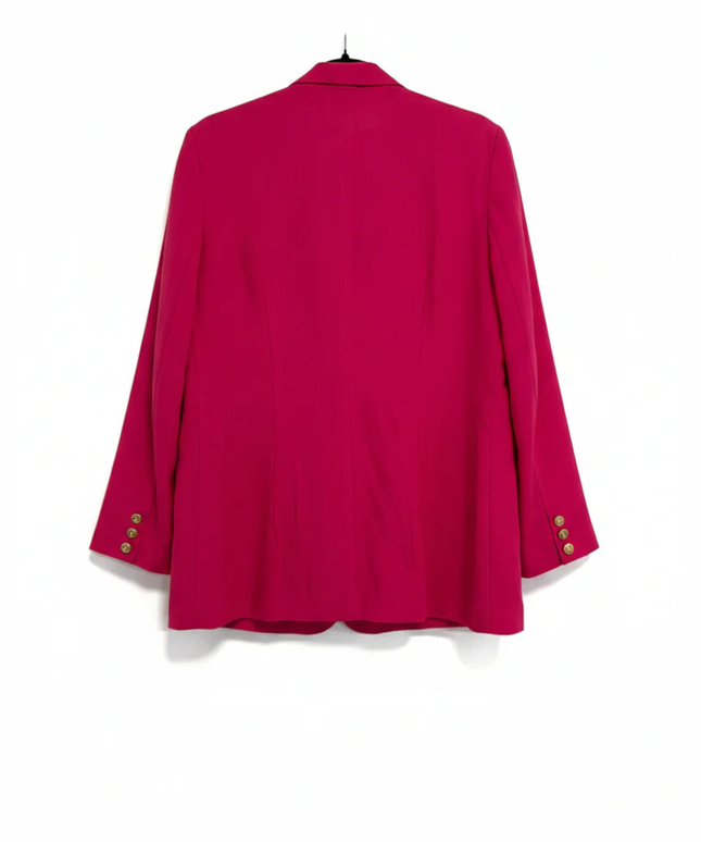Kathie Lee Vintage Pink Single-Button Blazer