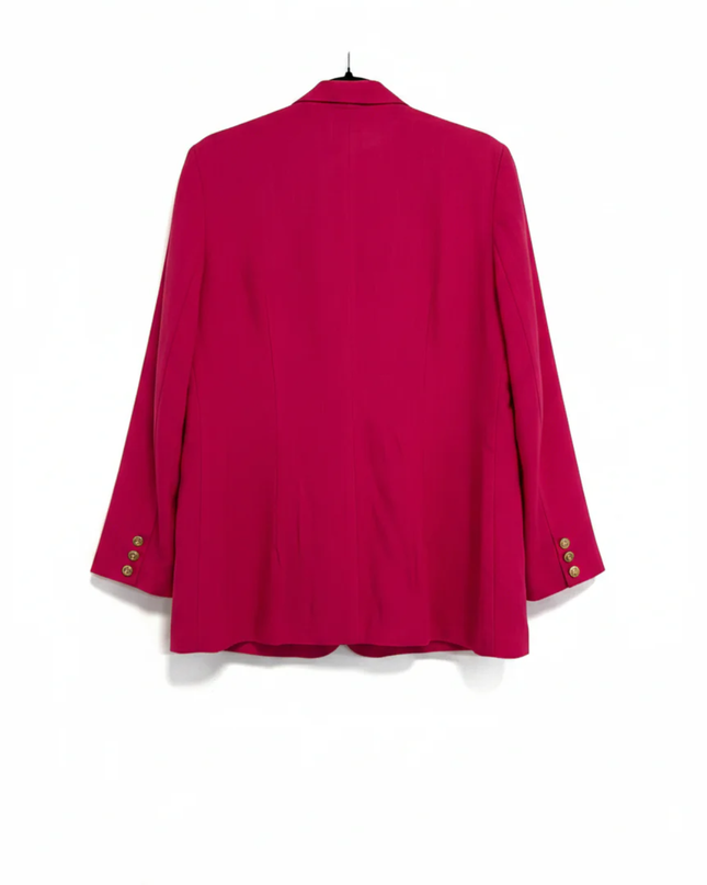 Kathie Lee Vintage Pink Single-Button Blazer