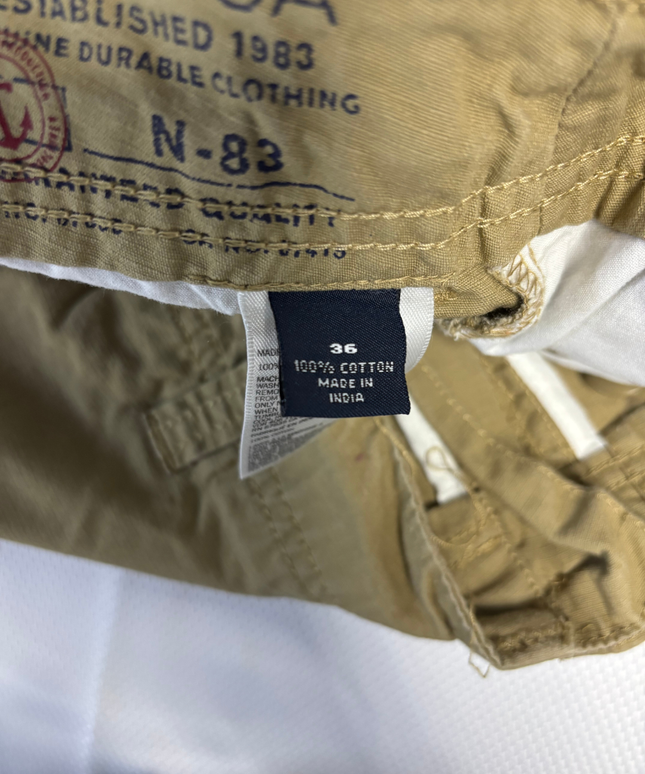 Nautica Men's Khaki Cargo Shorts