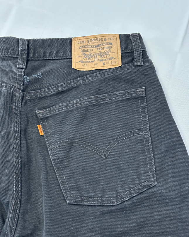 Levi's 615 Black Straight Leg Denim Jeans