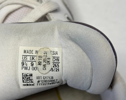 Adidas White Entrap Iridescent Sneakers