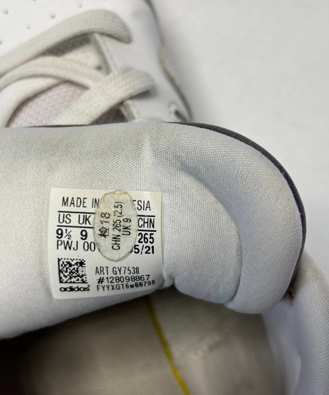 Adidas White Entrap Iridescent Sneakers