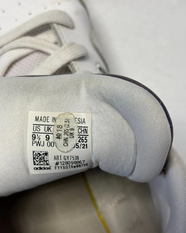 Adidas White Entrap Iridescent Sneakers