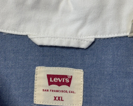 Levi's White Slim Fit Cotton Button-Down Shirt