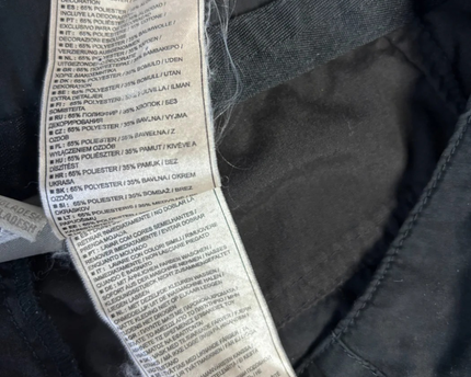 Nike Black Cropped Drawstring Capri Pants
