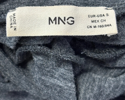 MNG Grey Turtleneck Long Sleeve Top