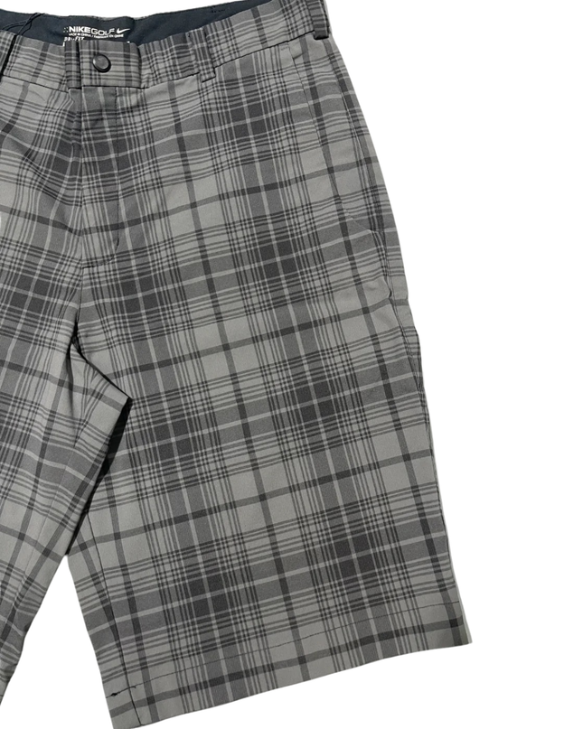 Nike Golf Grey Plaid Shorts