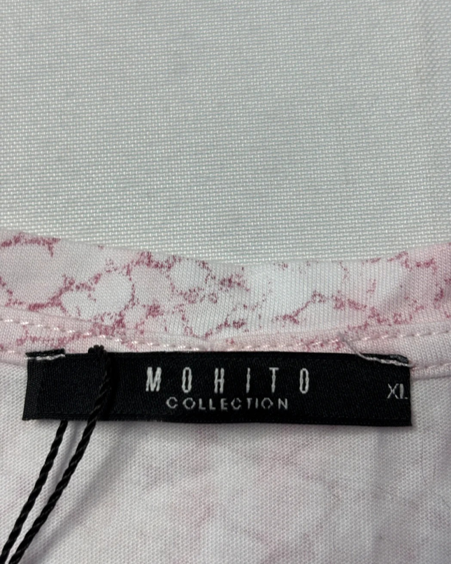 Mohito Pink Snake Print "FEMALE" Graphic Tee W/Tags