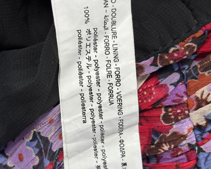 Zara Multicolor Floral Ruched Mini Dress