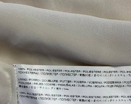 Mango Beige Sleeveless High-Low Dress W/TAG