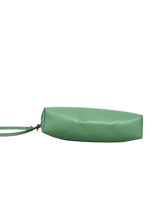Charles & Keith Green Wristlet Pouch Bag