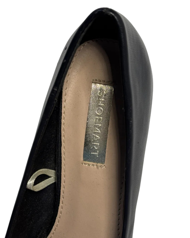 Shoemart Black Pointed Toe Heels