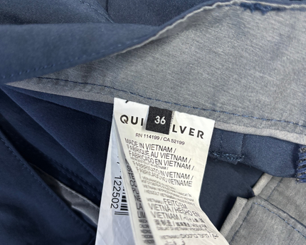 Quiksilver Navy Blue Amphibian Performance Hybrid Shorts