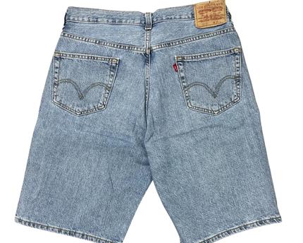 Levi's Light Blue Relaxed Fit 550 Denim Shorts