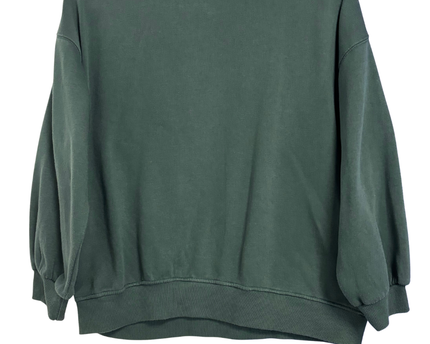 Bershka Green New York Graphic Sweatshirt