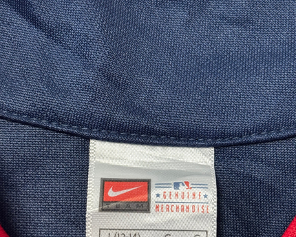 Nike Red/Navy Boston Red Sox Button-Up Baseball Jersey