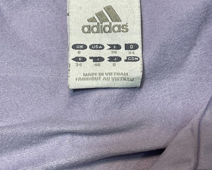 Adidas Purple Full-Zip High-Neck Ventilated Sports Track Jacket