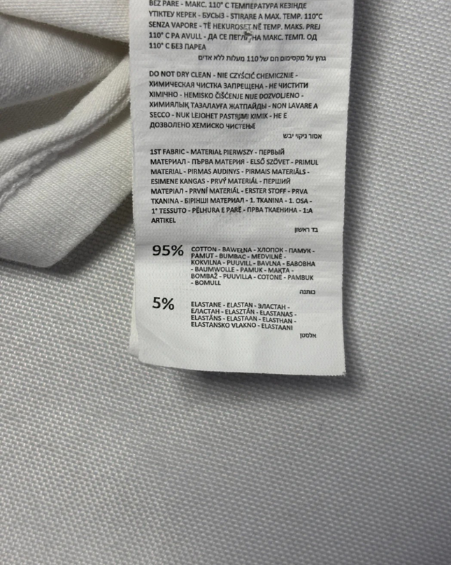 CROPP White Short Sleeve Crew Neck T-Shirt