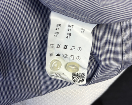 Boss Blue Regular Fit Easy Iron Men's Shirt