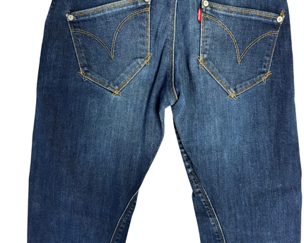 Levi's Blue Engineered Straight Leg Jeans