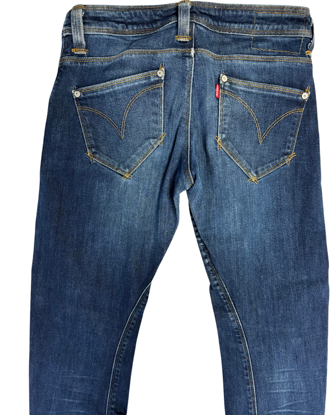 Levi's Blue Engineered Straight Leg Jeans