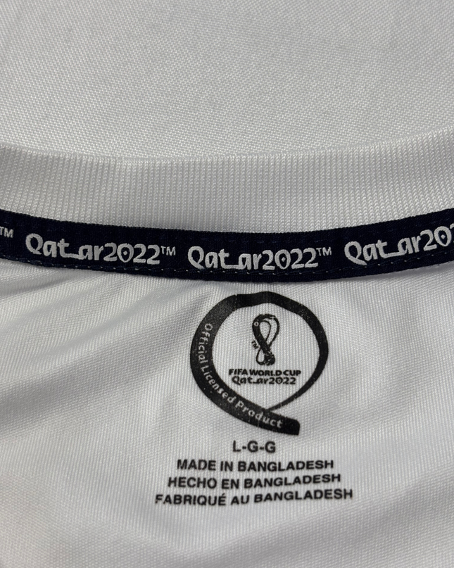 FIFA World Cup Qatar 2022 White England Official Licensed Jersey