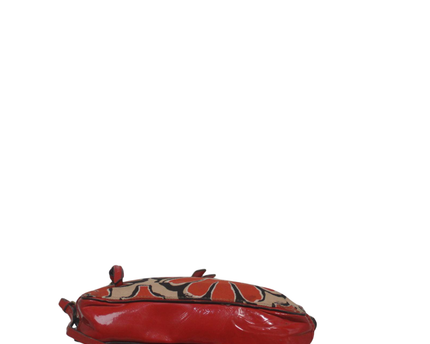 Coach Floral Print Red/Multicolor Crossbody Bag