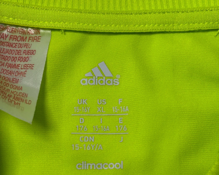 Adidas Neon Green Messi 10 Graphic Training Jersey