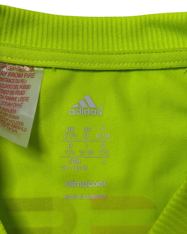 Adidas Neon Green Messi 10 Graphic Training Jersey