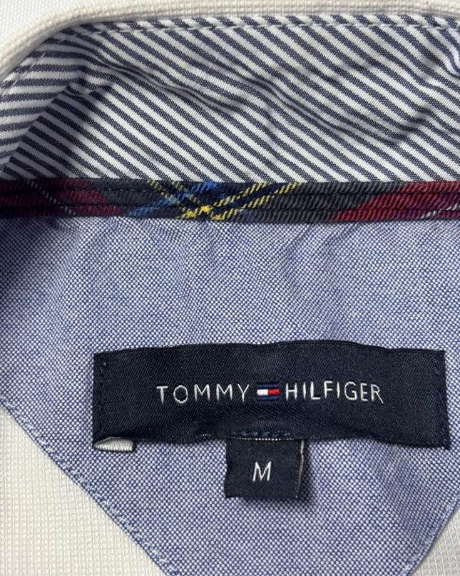Tommy Hilfiger White Long Sleeve Button-Down Shirt