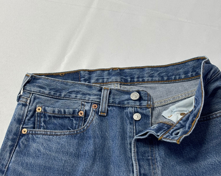 Levi's Vintage Blue Straight Leg Jeans