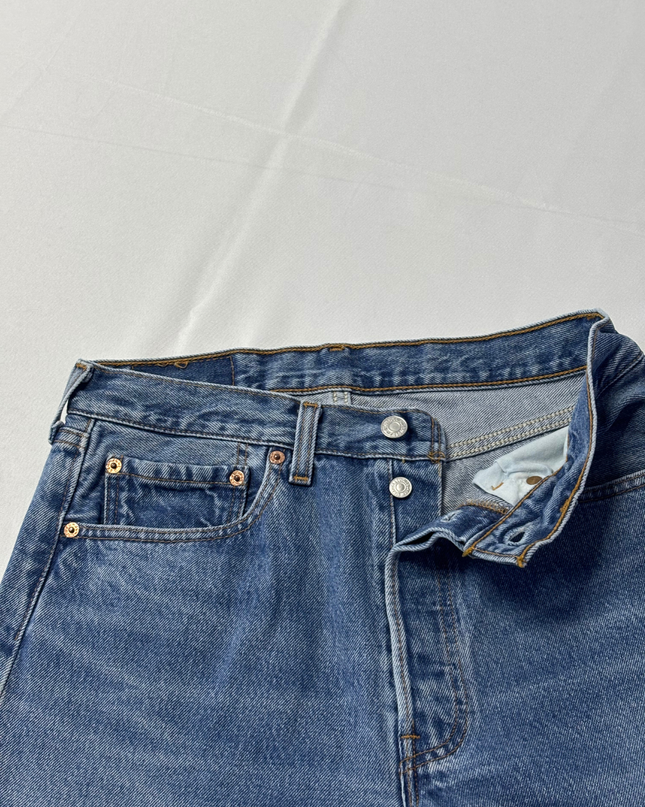 Levi's Vintage Blue Straight Leg Jeans