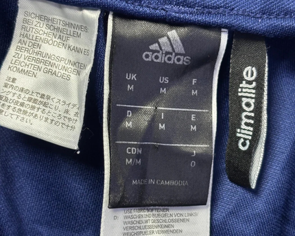 Adidas Navy Climalite Training Track Pants
