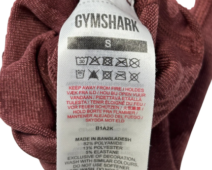 Gymshark Burgundy Camo Adapt Seamless Leggings