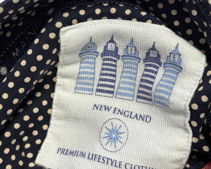 MAINE NEW ENGLAND Multicolor Striped Quarter-Button Sweatshirt