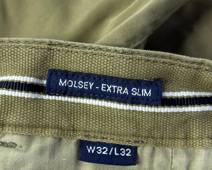 Gant Olive Molsey Extra Slim Chino Pants