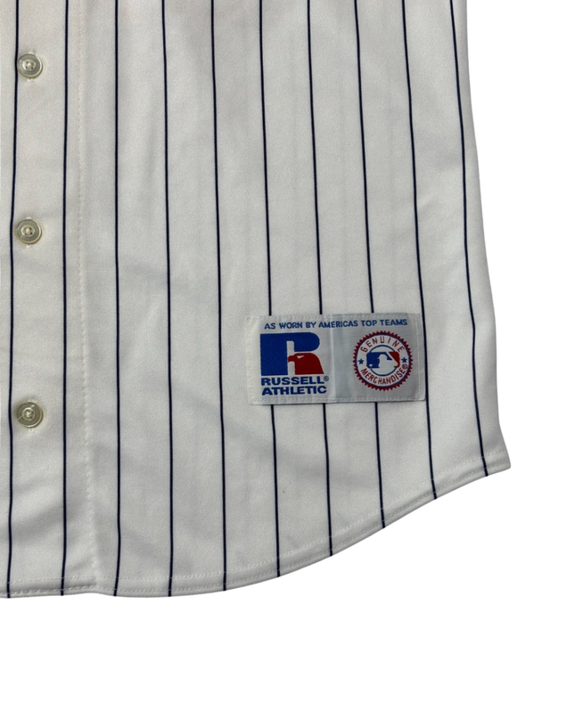Russell Athletic White San Diego Padres Pinstripe Baseball Jersey