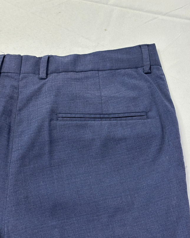 H&M Navy Blue Tailored Dress Trousers