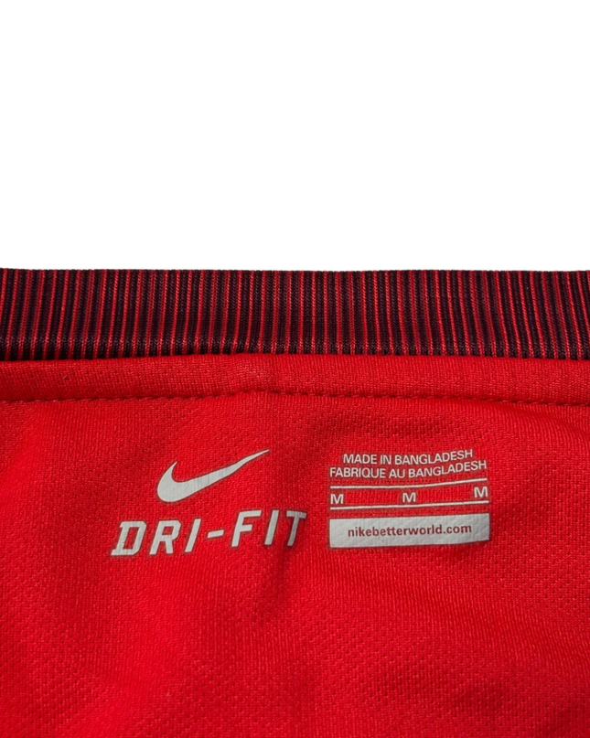 England 2016 Euro Away Nike Red Football Jersey