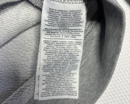 Nike Sportswear Grey Pullover Hoodie