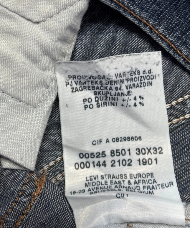 Levi's Blue Bootcut Mid-Rise Denim Jeans