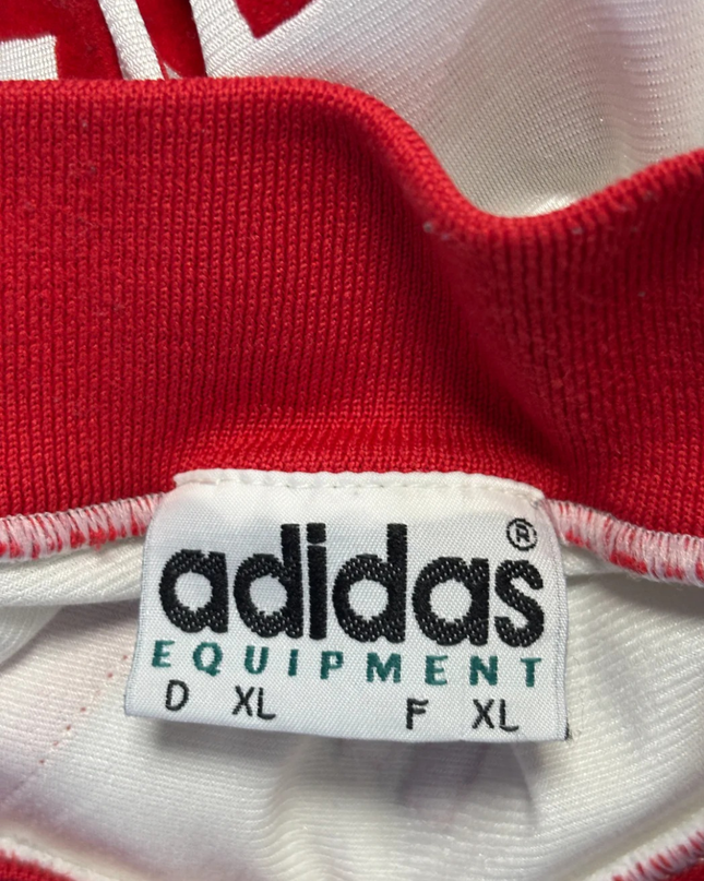 Adidas White/Red Vintage Equipment Soccer Jersey Dolberg #6