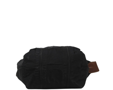Longchamp Black Nylon and Leather Shoulder Bag