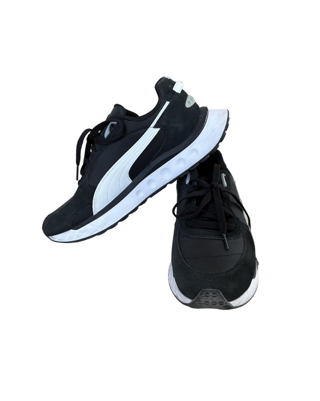 Puma SoftRide Rift Running Sneakers | Black & White | EU 43