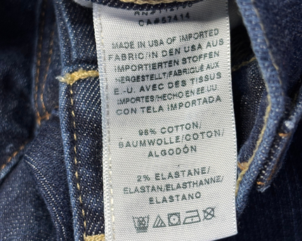 True Religion Dark Blue Rocco Relaxed Skinny Jeans